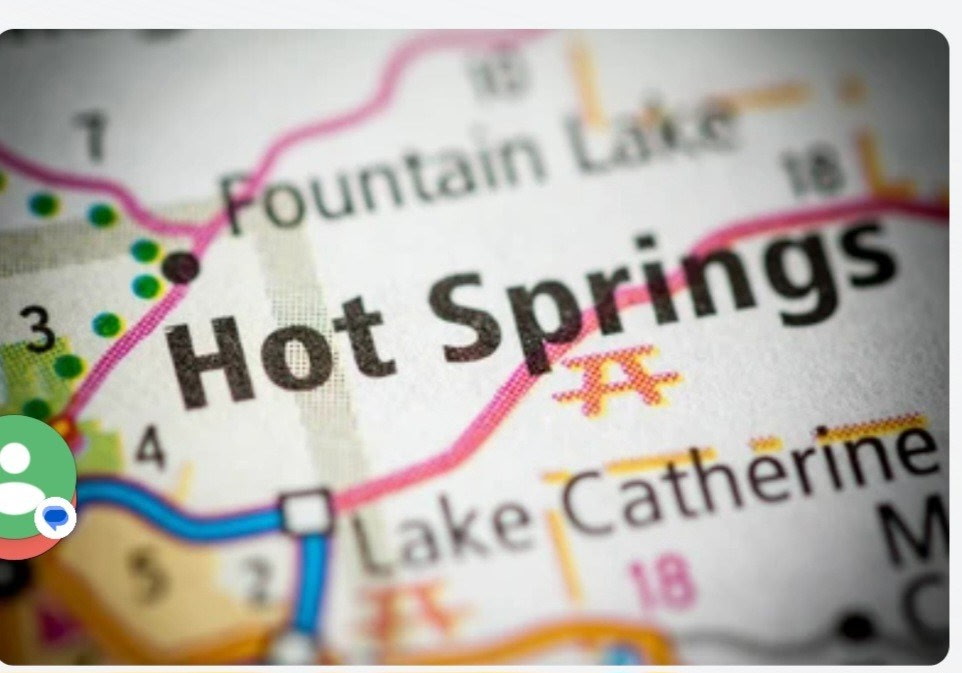 Map of Hot Springs and Lake Catherine, Arkansas — the Final Touches 501 cleaning service area